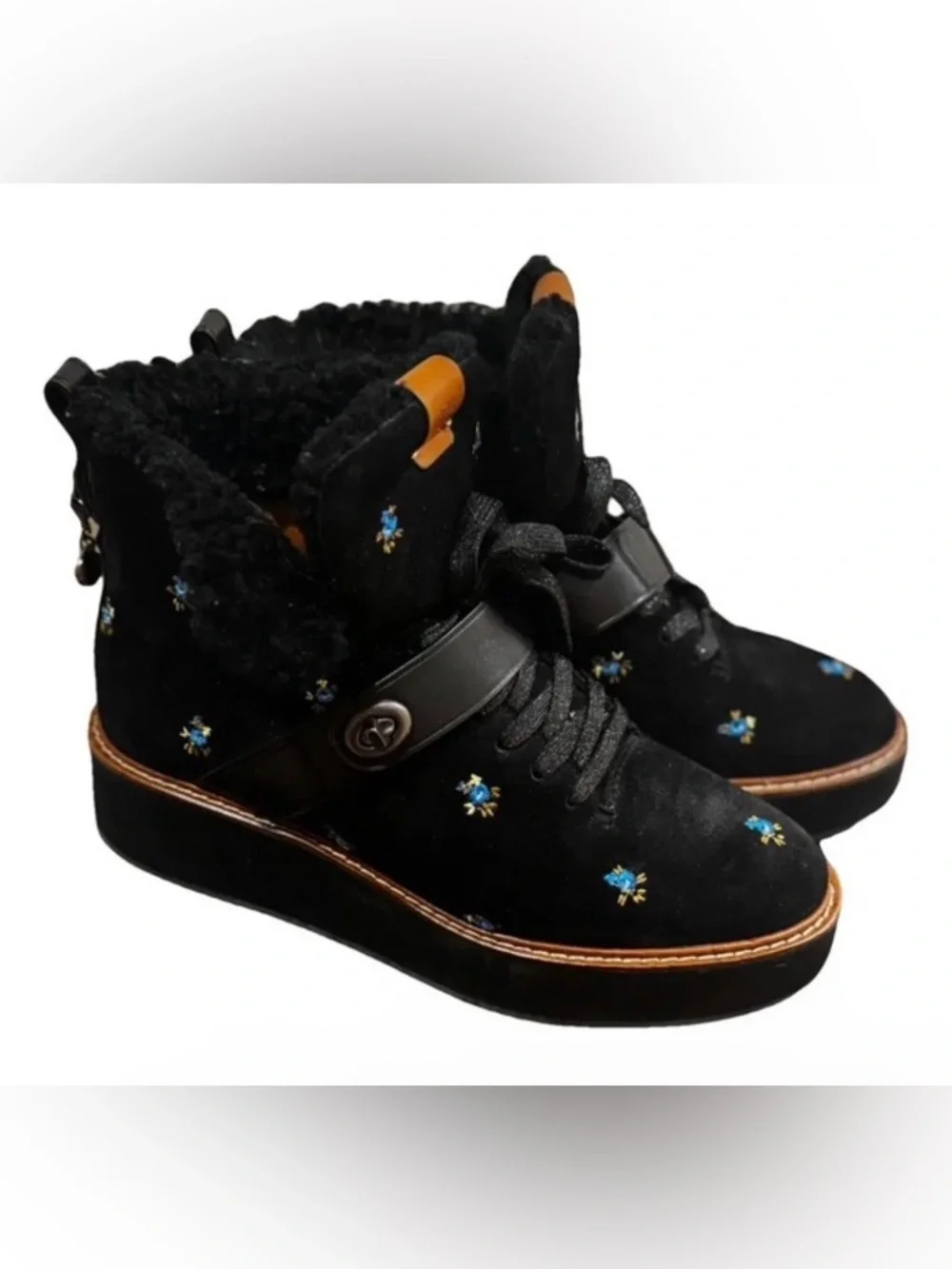 Coach City Hiker Boots Sz 6B- Black